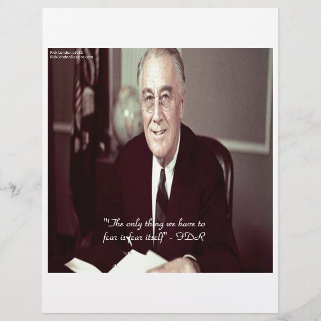 FDR & Nothing To Fear Quote (Front)
