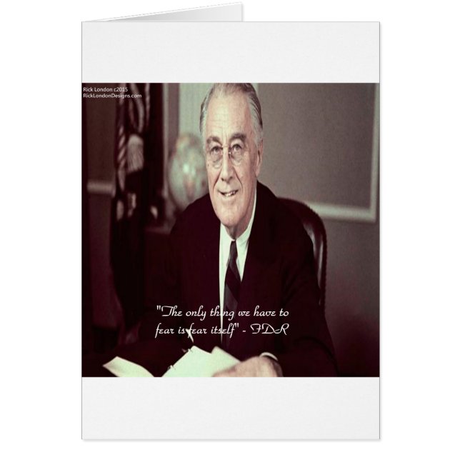 FDR & Nothing To Fear Quote (Front)