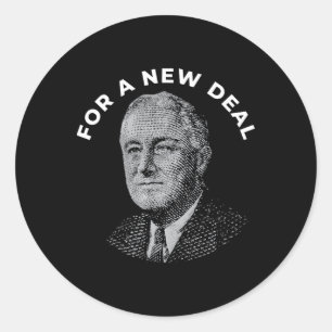 Fdr President Franklin Roosevelt New Classic Round Sticker