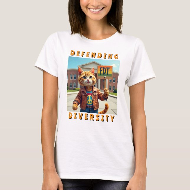 FDT Defending Diversity Political T-Shirt (Front)