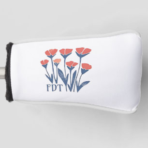 FDT Floral Wreath Subtle Feminine Boho Anti-Trump Golf Head Cover