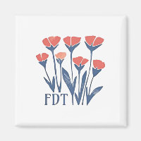 FDT Floral Wreath Subtle Feminine Boho Anti-Trump