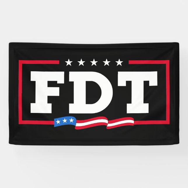 FDT Funny Anti-Trump No-Trump  Banner (Horizontal)