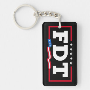 FDT Funny Anti-Trump No-Trump Key Ring