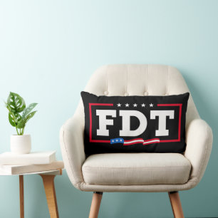 FDT Funny Anti-Trump No-Trump  Lumbar Cushion