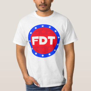 FDT   Red, White & Blue Bold Statement Shirt