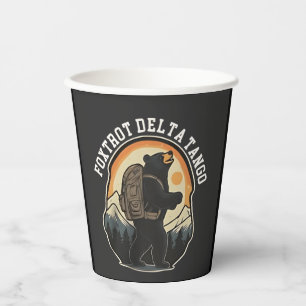FDT Resist Bear Foxtrot Delta Tango Paper Cups