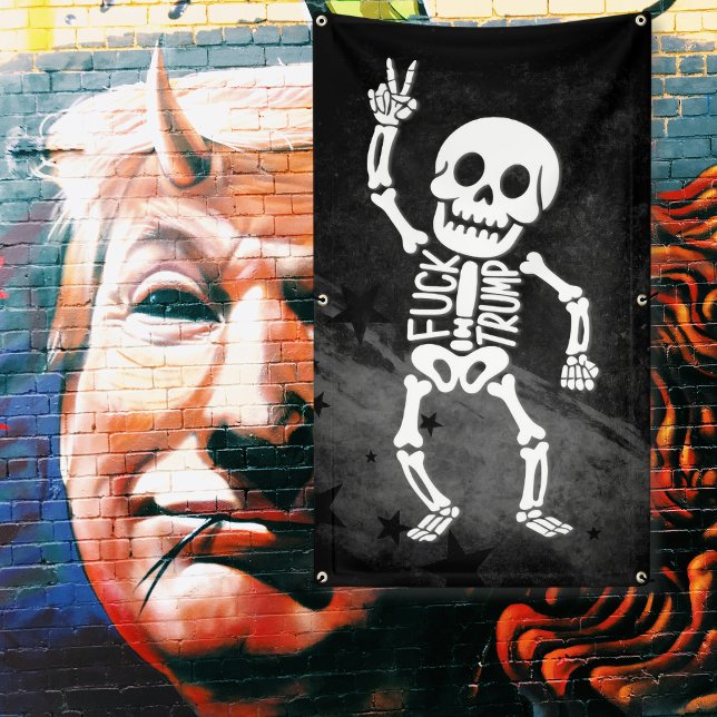 FDT Trump Funny Anti Trump Skeleton Banner (Creator Uploaded)
