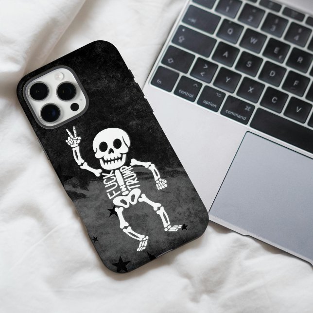 FDT Trump Funny Anti Trump Skeleton Case-Mate iPhone Case (Creator Uploaded)