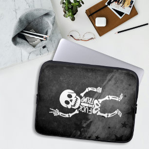 FDT Trump Funny Anti Trump Skeleton Laptop Sleeve