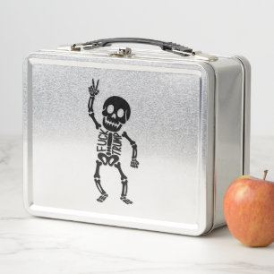 FDT Trump Funny Anti Trump Skeleton Metal Lunch Box