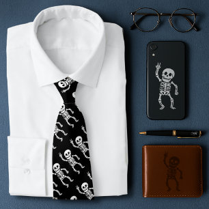 FDT Trump Funny Anti Trump Skeleton Tie
