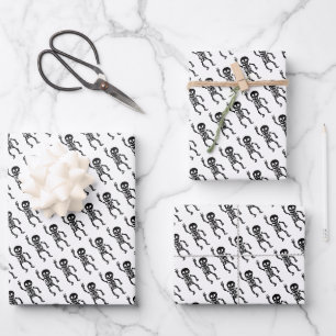 FDT Trump Funny Anti Trump Skeleton Wrapping Paper Sheet