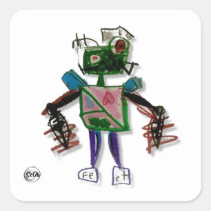 Fe Et Colour Robot Sticker