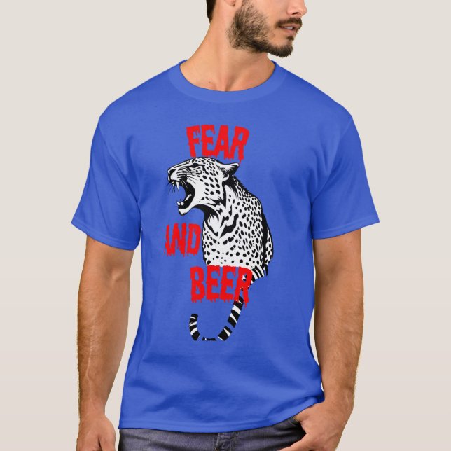 Fear and Beer – Fierce Leopard Party Tee (Front)