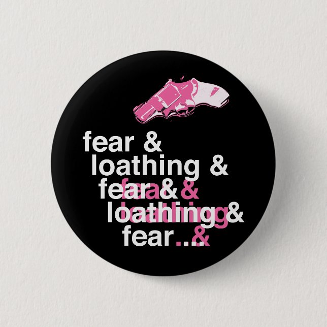 Fear and Loathing 6 Cm Round Badge (Front)