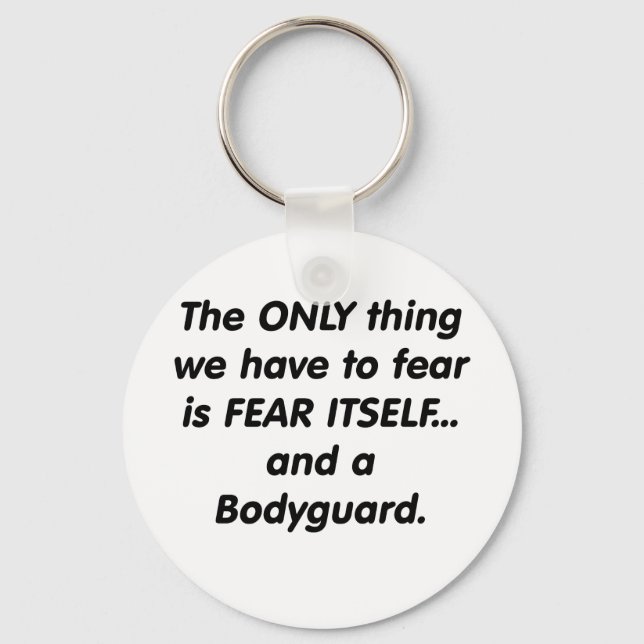 Fear Bodyguard Key Ring (Front)