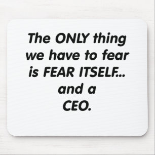 fear ceo mouse pad