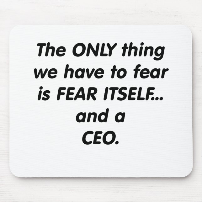 fear ceo mouse pad (Front)