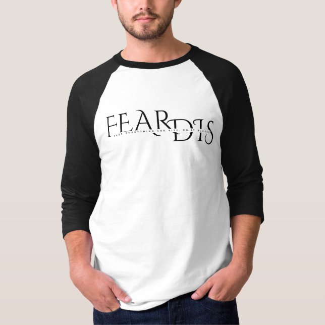 FEAR DIS Baseball Tee (Front)