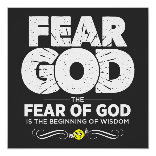 Fear God Poster (Front)