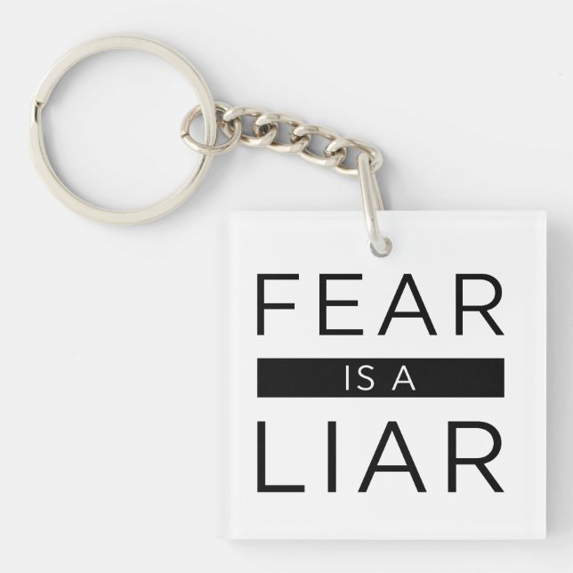 Fear Is A Liar Key Ring (Front)