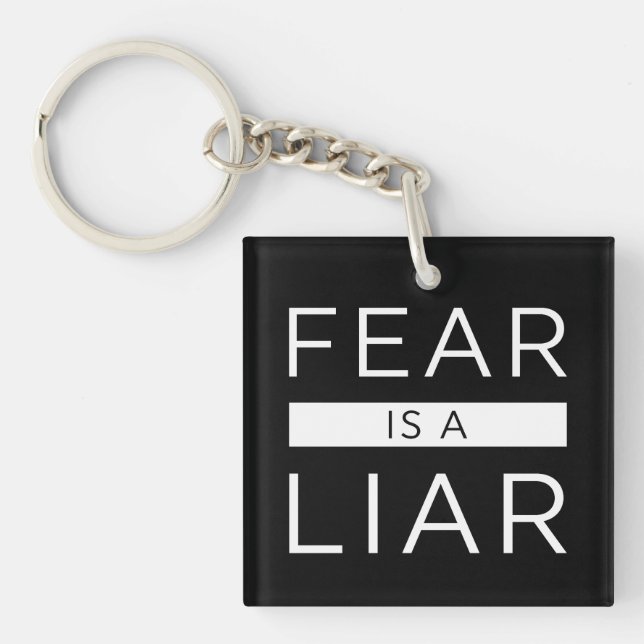 Fear Is A Liar Key Ring (Front)