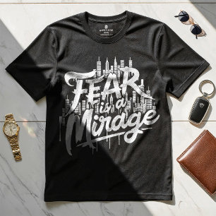 Fear is a Mirage - Motivational Design T-shirt