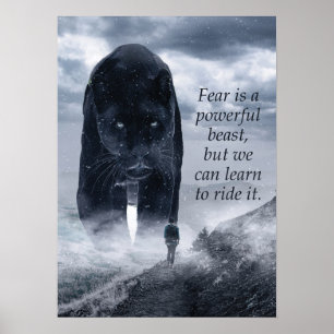 Fear Is A Powerful Beast, Panther - Success Poster