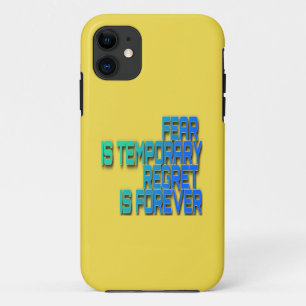 fear is temporary iPhone / iPad case