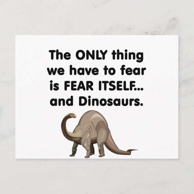 Fear Itself Dinosaurs 1 Postcard (Front)