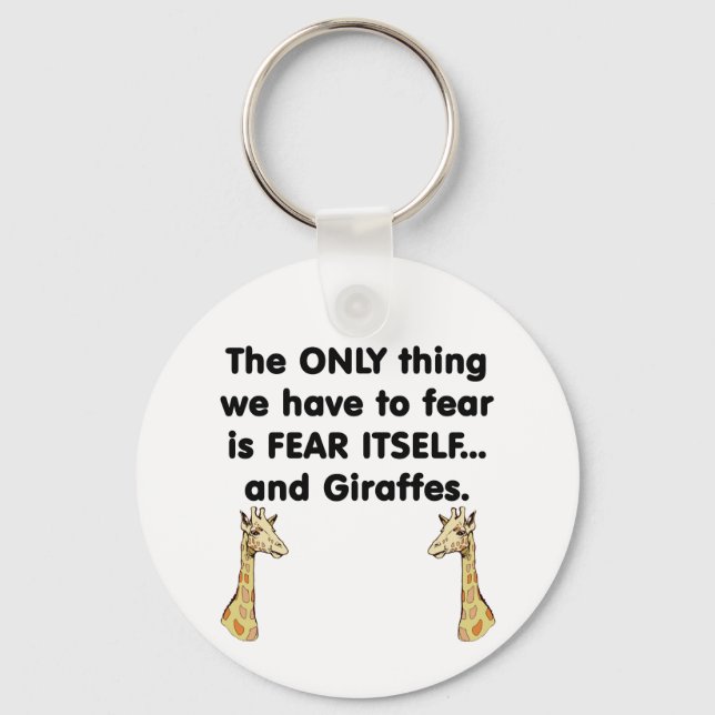 Fear Itself Giraffes Key Ring (Front)