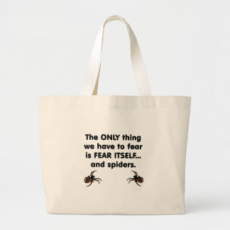 Fear Itself spiders Large Tote Bag