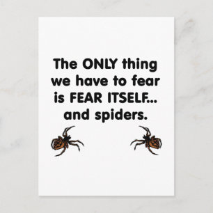 Fear Itself spiders Postcard
