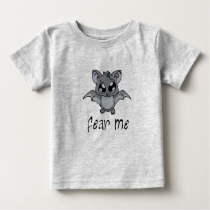 Fear Me! Bat (dark text) Baby T-Shirt