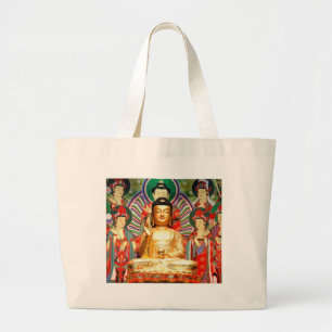 fear no evil large tote bag