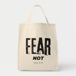 Fear Not Bible Verse Tote Bag