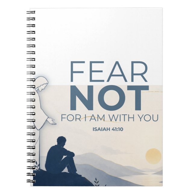 Fear Not Christian Journal | Isaiah 41:10 (Front)