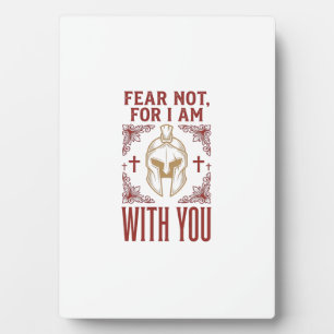 Fear Not Christian Warrior Vintage T-Shirt_1 Plaque
