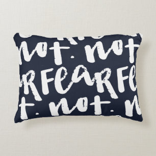 Fear not decorative cushion