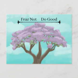 Fear Not Do Good Postcard