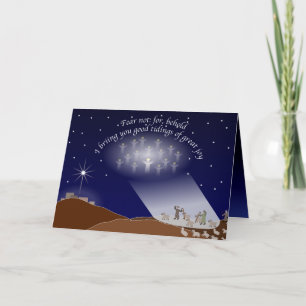 Fear Not, For Behold Holiday Card