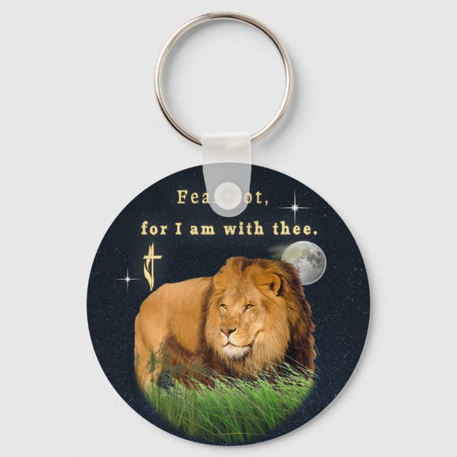 Fear Not for I am with thee Key Ring (Front)