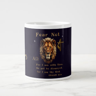 Fear Not for I am With thee Large Coffee Mug