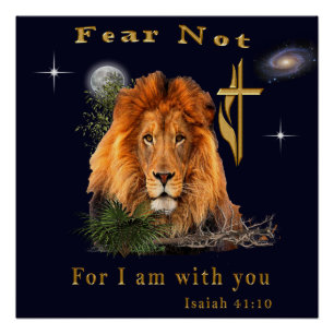 Fear not for I am with Thee Poster