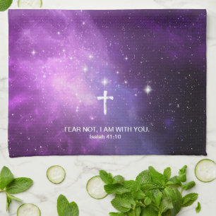 FEAR NOT, I AM with you Christian Isaiah 41:10. Tea Towel