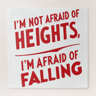 Fear of Falling: A Typography Design Jigsaw Puzzle
