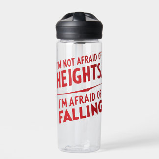 Fear of Falling: A Typography Design Water Bottle