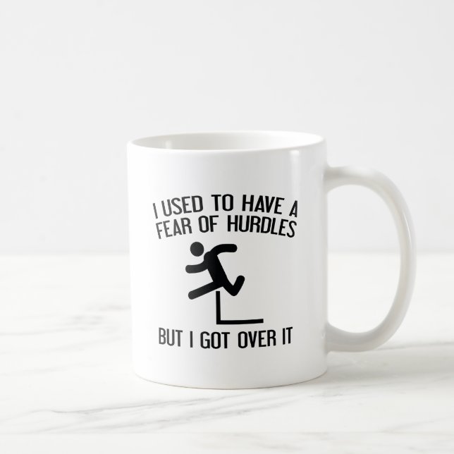 Fear Of Hurdles Coffee Mug (Right)