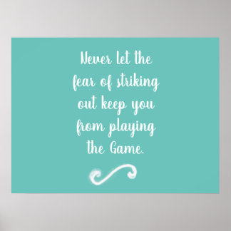 Fear of Striking Out Poster